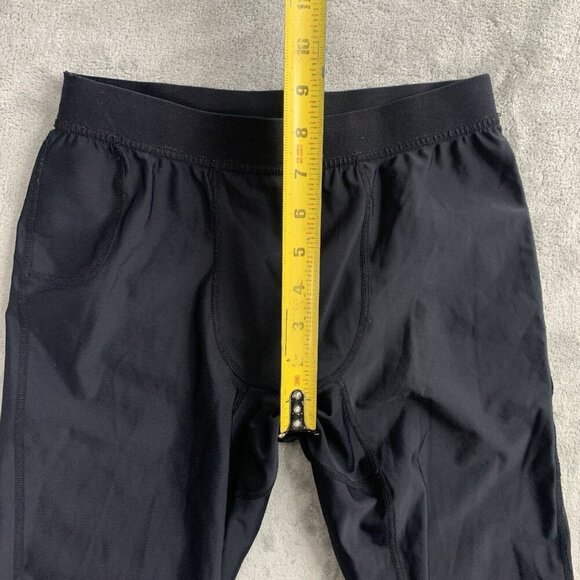 Ten Thousand 3/4 Tight Mens Small Black Workout Running Gym Training Baselayer - Picture 6 of 10